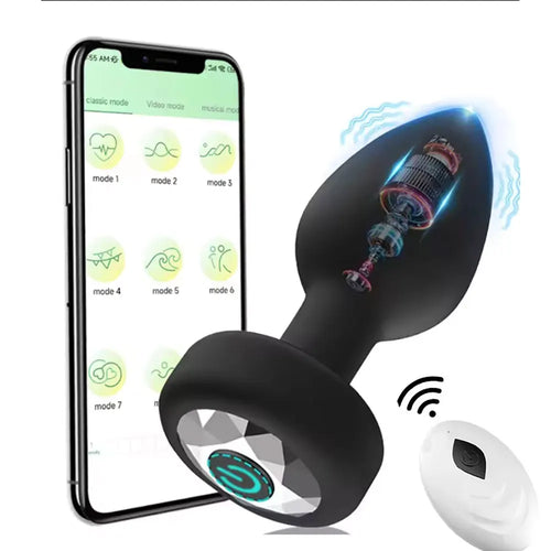 Hosey 10-Speed Remote Vibrating Plug