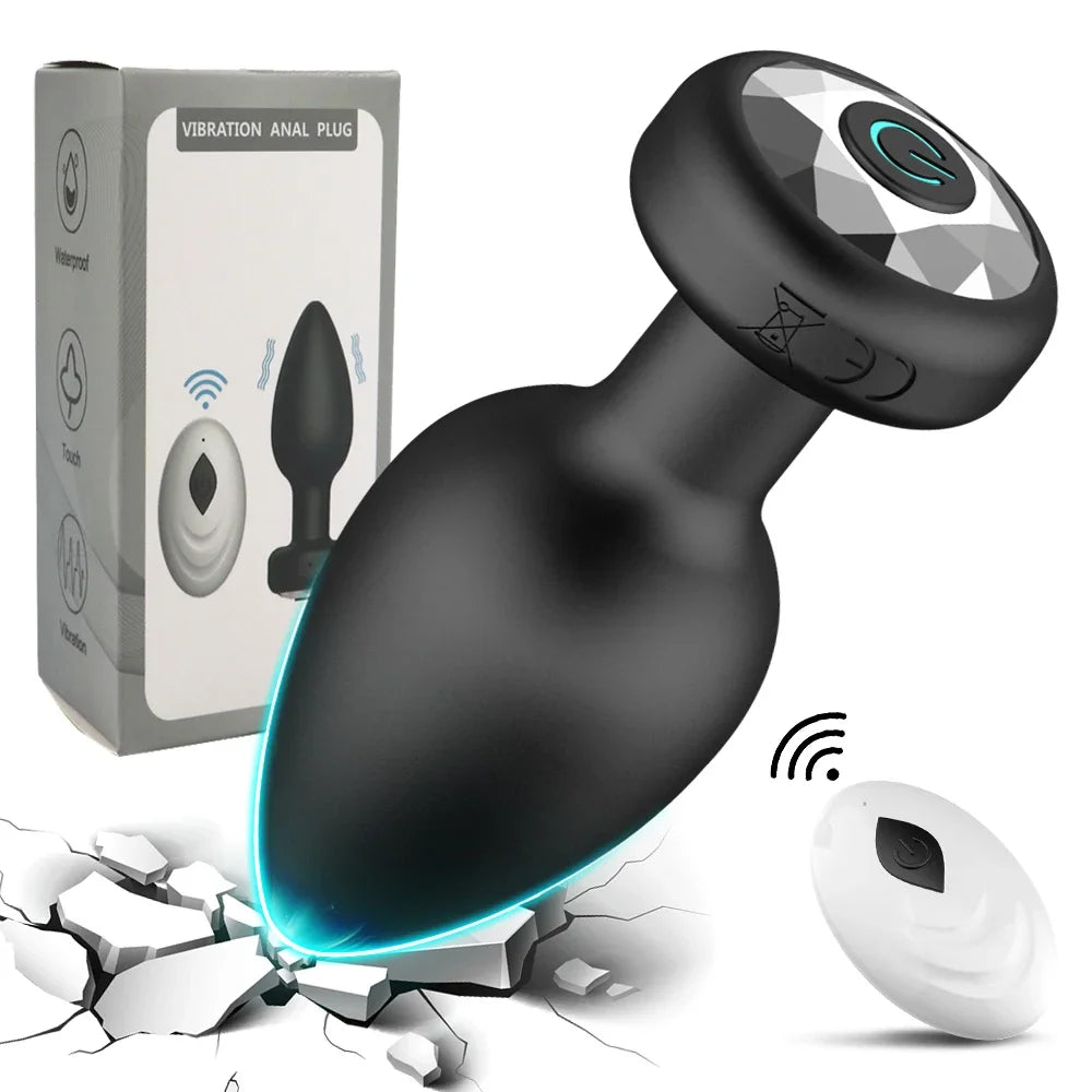 Hosey 10-Speed Remote Vibrating Plug