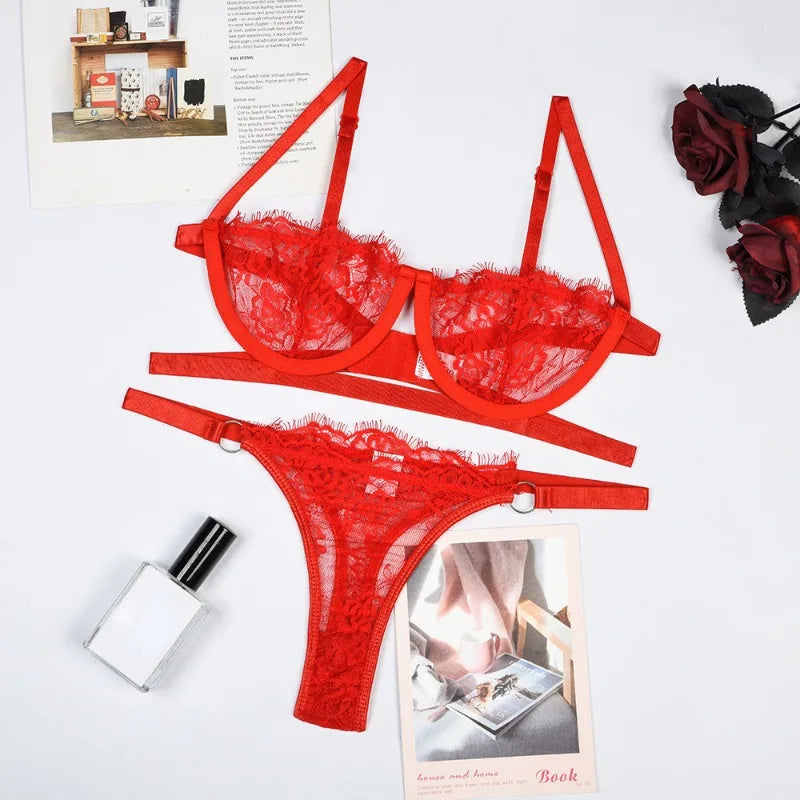 Hosey Floral Bra & Briefs Set