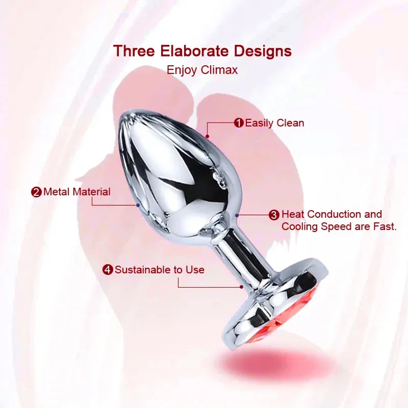 Hosey Metal Anal Plug Collection