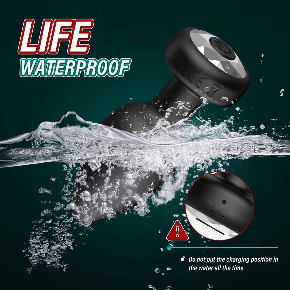 Hosey 10-Speed Remote Vibrating Plug
