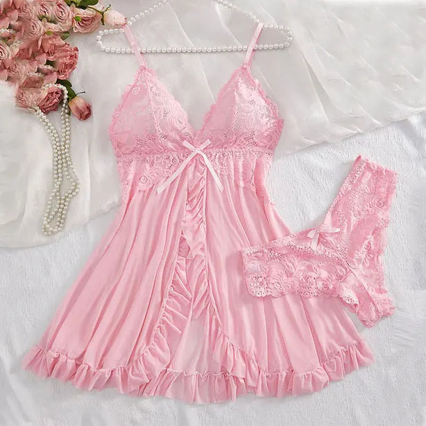 Hosey Sheer Lace Nightdress