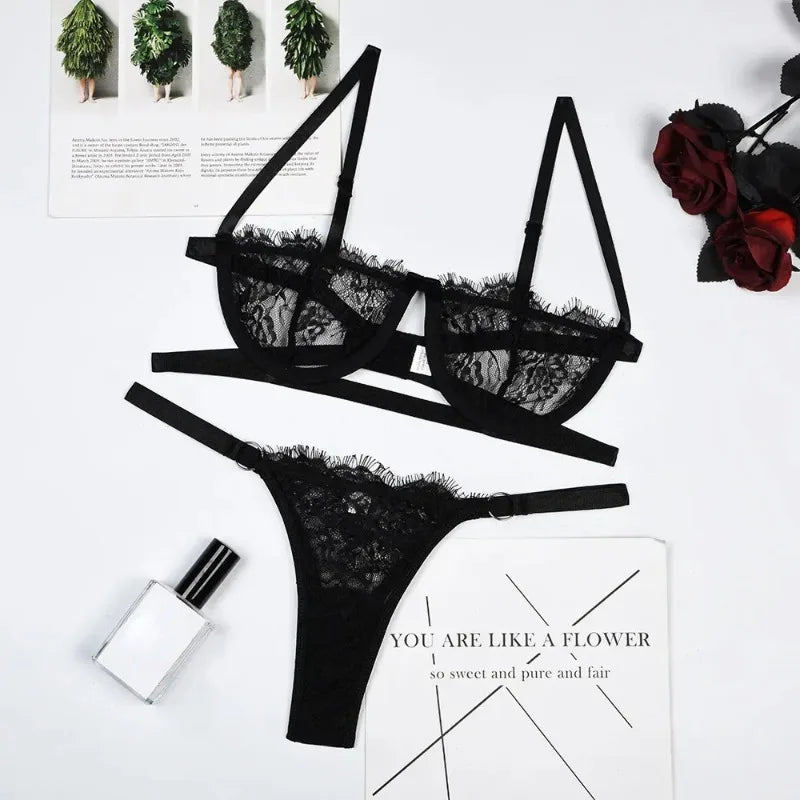 Hosey Floral Bra & Briefs Set