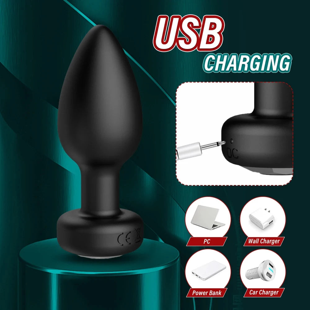Hosey 10-Speed Remote Vibrating Plug
