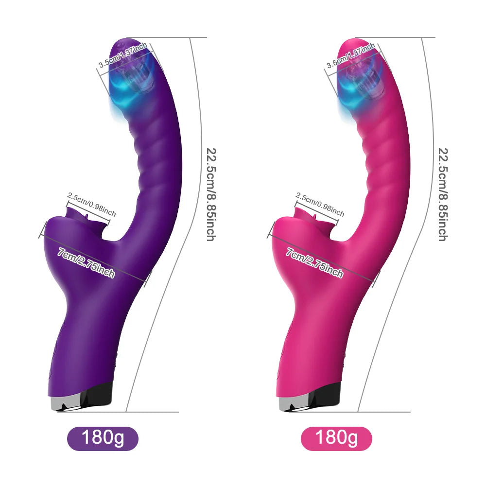 Hosey 2-in-1 Tongue Vibrator