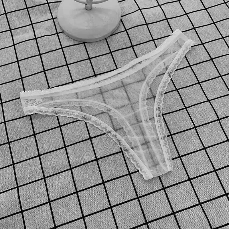 Hosey Sheer Lace Thong Panties