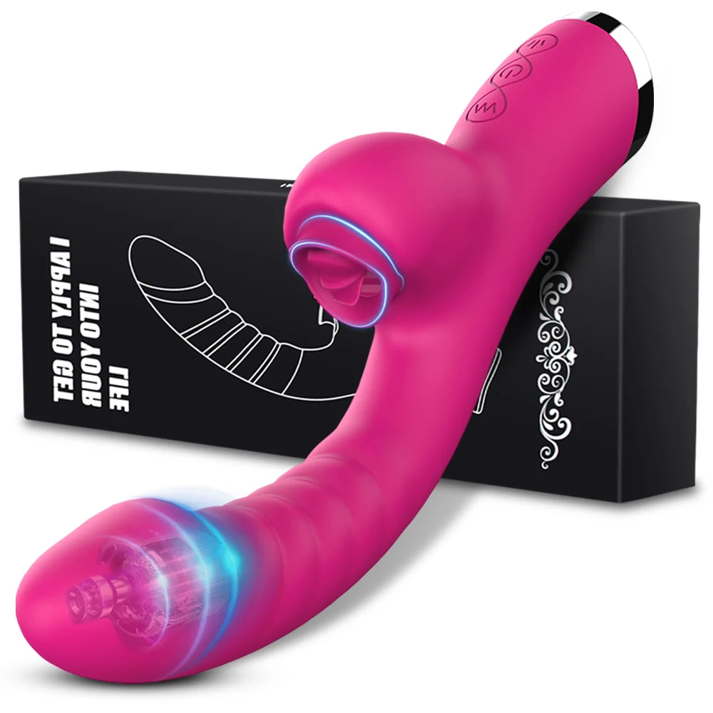 Hosey 2-in-1 Tongue Vibrator