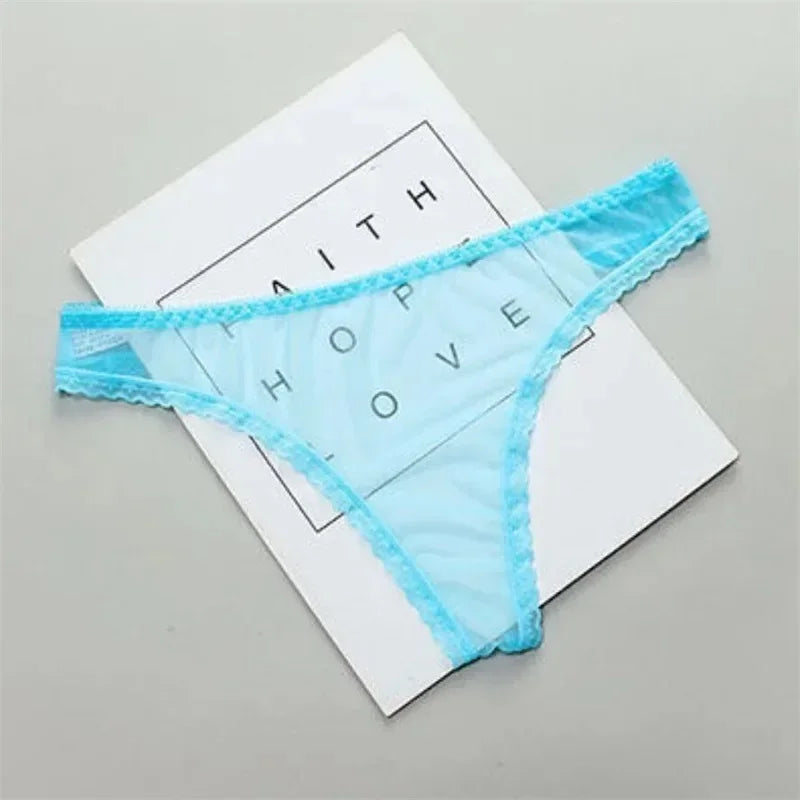 Hosey Sheer Lace Thong Panties