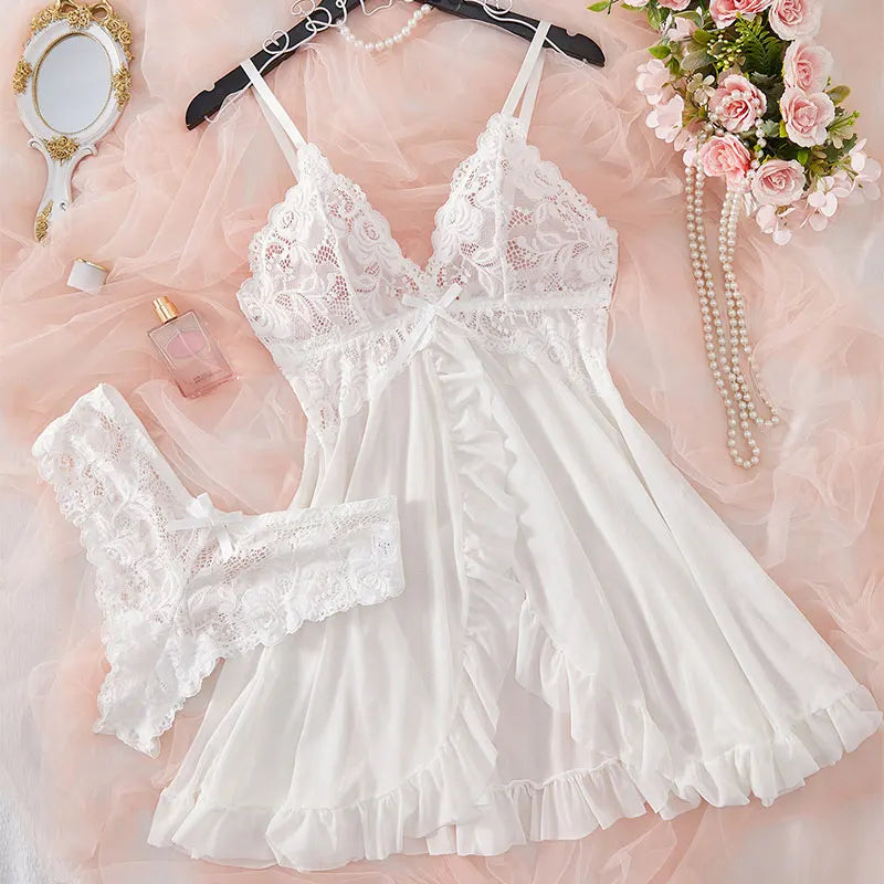 Hosey Sheer Lace Nightdress
