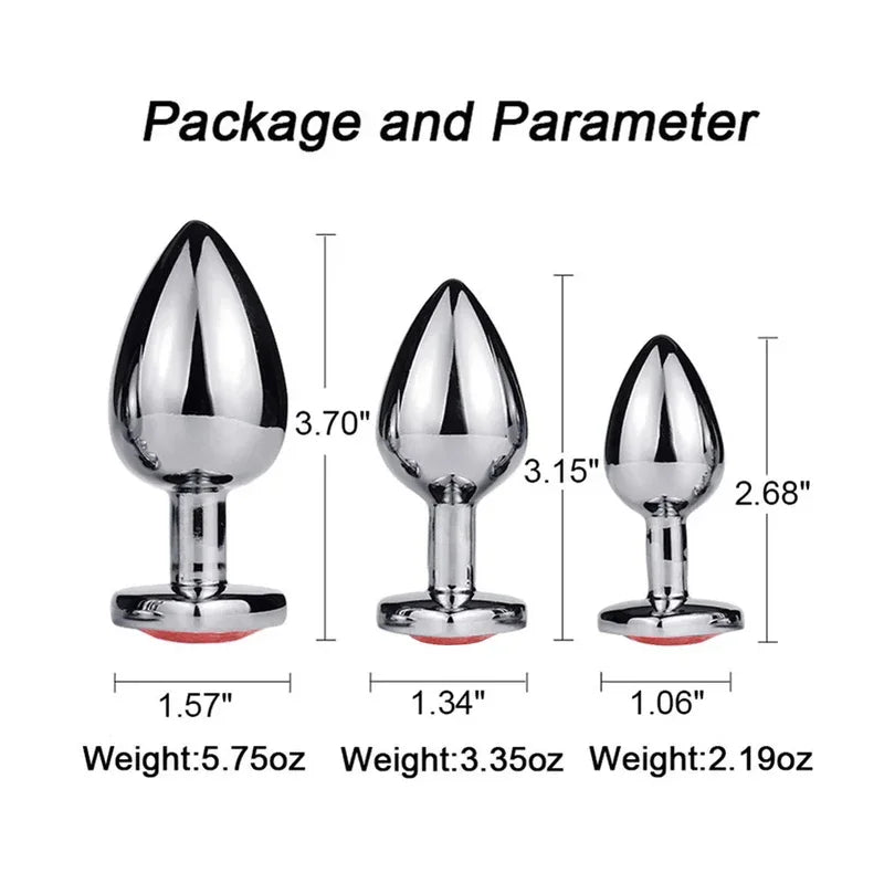 Hosey Metal Anal Plug Collection