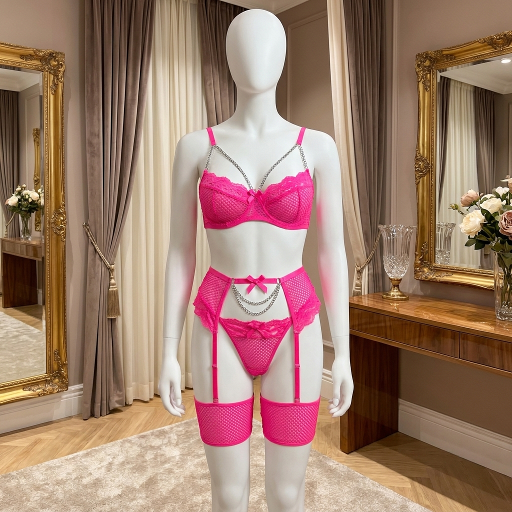 Hosey premium lace underwear set lifestyle image